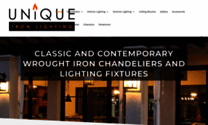 Uniqueironlighting.com thumbnail