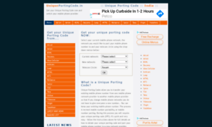 Uniqueportingcode.in thumbnail