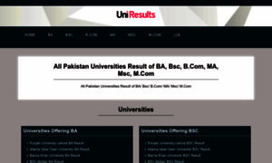 Uniresults.pk thumbnail