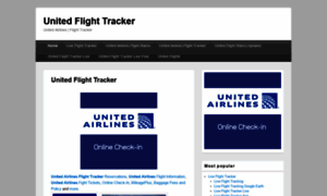 United-flight-tracker.com thumbnail