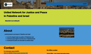 United-network-for-justice-and-peace-in-palestine-and-israel.mailchimpsites.com thumbnail