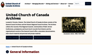 Unitedchurcharchives.ca thumbnail