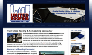 Unitedroofingmn.com thumbnail