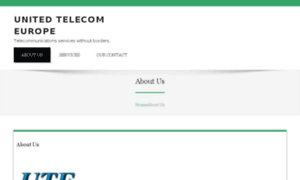 Unitedtelecomeurope.com thumbnail