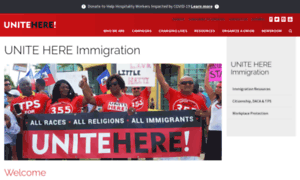 Unitehereimmigration.org thumbnail