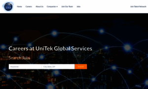 Unitekglobalservices.jobs.net thumbnail