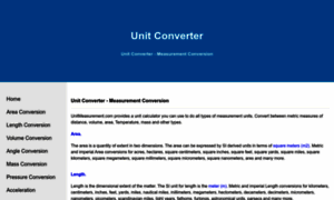 Unitmeasurement.com thumbnail