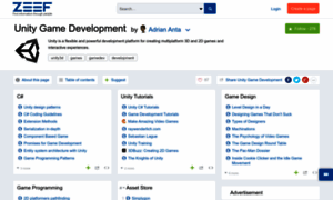 Unity3d.zeef.com thumbnail