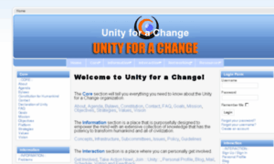 Unityforachange.org thumbnail