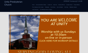 Unitypresbyterianchurch.org thumbnail