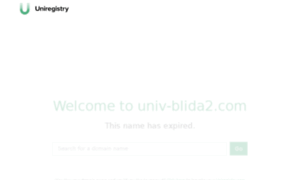 Univ-blida2.com thumbnail