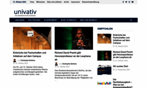 Univativ-magazin.de thumbnail