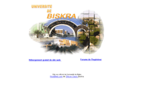 Univbiskra.net thumbnail