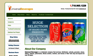 Universalbeverages.net thumbnail