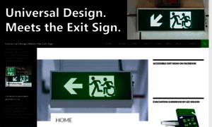 Universaldesignmeetstheexitsign.com thumbnail