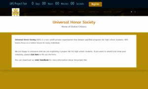 Universalhonorsociety.com thumbnail
