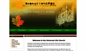 Universallifechurch.ca thumbnail