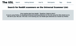 Universalscammerlist.com thumbnail