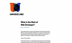 Universejobs.wordpress.com thumbnail