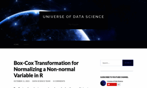 Universeofdatascience.com thumbnail