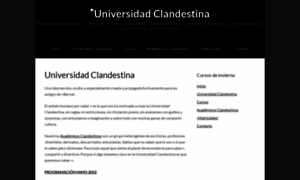 Universidadclandestina.es thumbnail