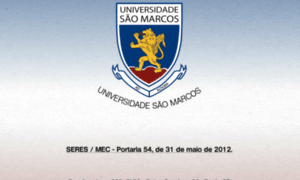 Universidadesaomarcos.edu.br thumbnail