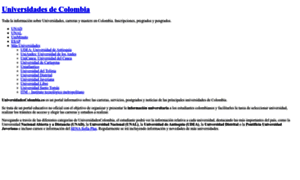 Universidadescolombia.co thumbnail