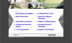 Universitiesamericaback.com thumbnail