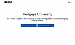 University.hedgeye.com thumbnail