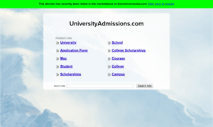 Universityadmissions.com thumbnail