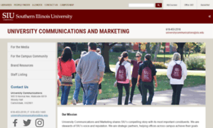 Universitycommunications.siu.edu thumbnail