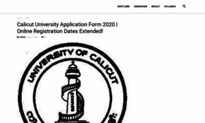Universityofcalicut.org thumbnail