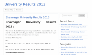 Universityresults2013.in thumbnail