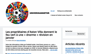 Universsangetor.fr thumbnail