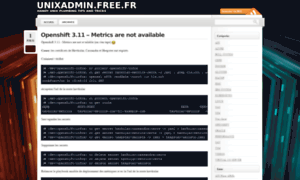 Unixadmin.free.fr thumbnail