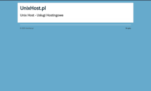 Unixhost.pl thumbnail