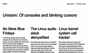 Unixism.net thumbnail