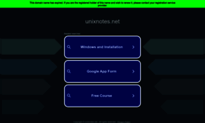 Unixnotes.net thumbnail