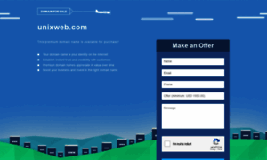 Unixweb.com thumbnail