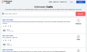 Unknowncalls.org thumbnail