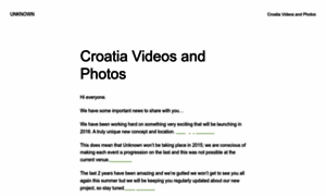 Unknowncroatia.com thumbnail