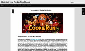 Unlimitedlinecookieruncheats.blogspot.com thumbnail