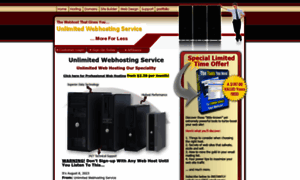 Unlimitedwebhostingservice.com thumbnail