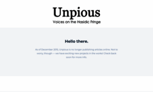 Unpious.com thumbnail