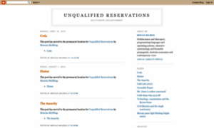 Unqualified-reservations.blogspot.com.au thumbnail