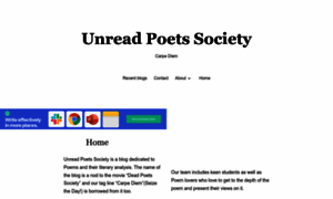 Unreadpoetssociety.com thumbnail