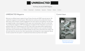 Unredactedmagazine.com thumbnail