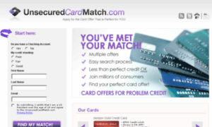 Unsecuredcardmatch.com thumbnail