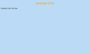 Unstuckcms.com thumbnail