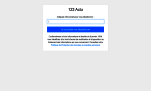 Unsubscribe.123actu.com thumbnail